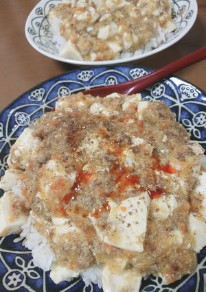 野菜たっぷり麻婆豆腐丼-レシピのメイン写真