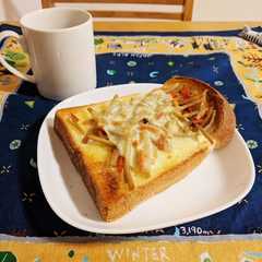 きんぴらチーズトースト-レシピのメイン写真