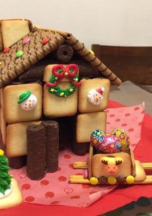 2018 クリスマス お菓子の家-レシピのメイン写真
