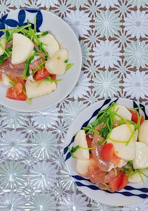生ハムと長芋サラダ-レシピのメイン写真