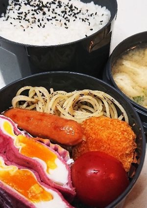 18/12/25ダンナ弁当-レシピのメイン写真