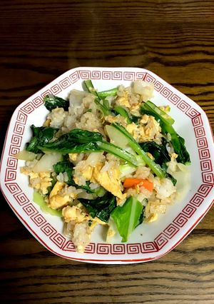 小松菜の野菜炒飯-レシピのメイン写真
