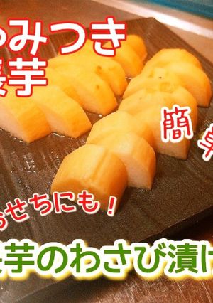 簡単やみつき！長芋のわさび漬け『旬菜』-レシピのメイン写真