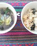 動物性不使用⭐黒豆と野菜のスープ