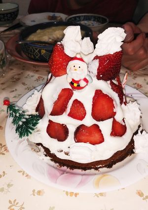 クリスマスケーキ-レシピのメイン写真