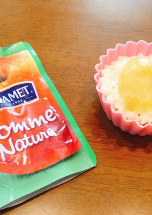 りんごコンポートジュースで蒸しパン-レシピのメイン写真