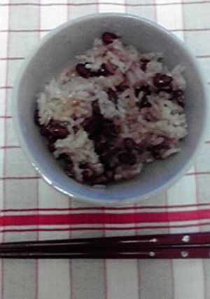 炊飯器で♪ほんのり甘いお赤飯-レシピのメイン写真