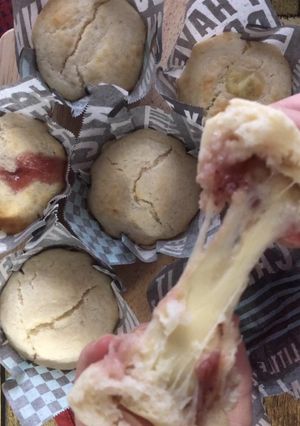 とろけるジャムチーズ　カップケーキ-レシピのメイン写真