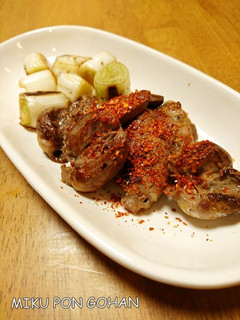 鶏ハツとねぎのシンプル炒め-レシピのメイン写真