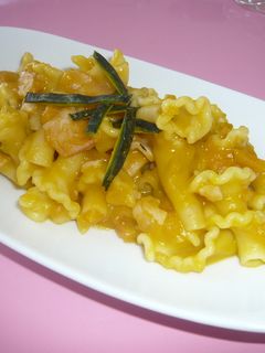 生クリームなしでかぼちゃクリームパスタ-レシピのメイン写真