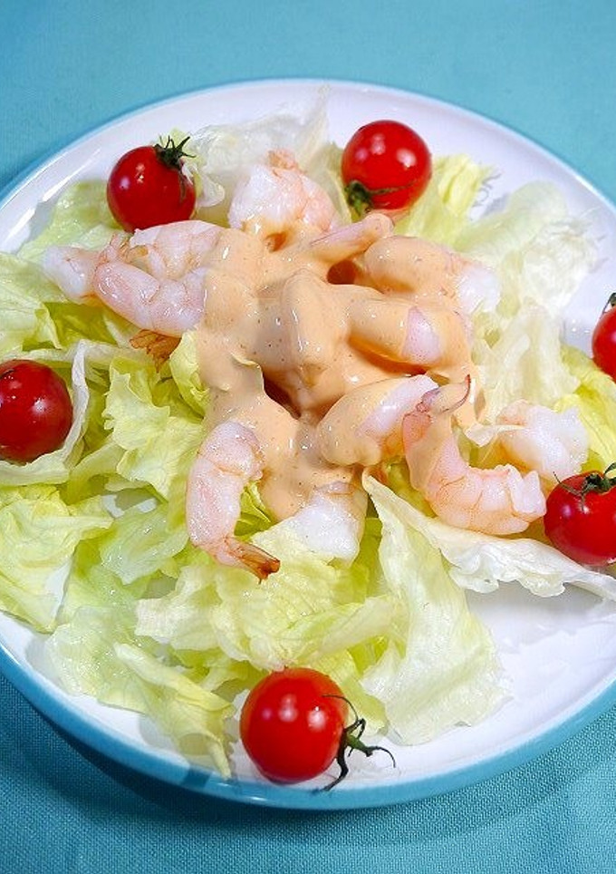 だれでも簡単！小エビのカクテルサラダ-レシピのメイン写真