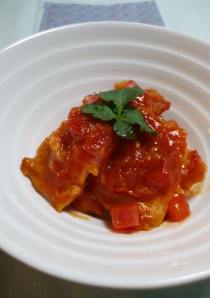 懐かしい～♪鶏肉のケチャップ煮-レシピのメイン写真