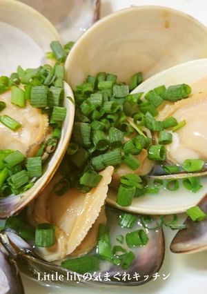 レンジで簡単！ハマグリの酒蒸し-レシピのメイン写真