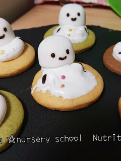 雪だるまクッキー-レシピのメイン写真