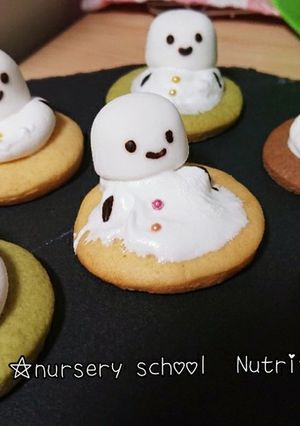 雪だるまクッキー-レシピのメイン写真