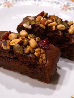 簡単☆ナッツたっぷりチョコブラウニー-レシピのメイン写真