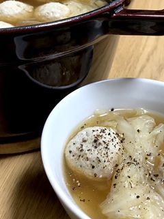 鶏団子と白菜のスープ煮-レシピのメイン写真