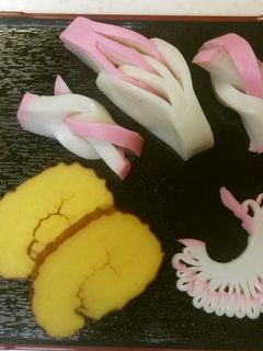 簡単おせち(かまぼこの飾り切り)-レシピのメイン写真
