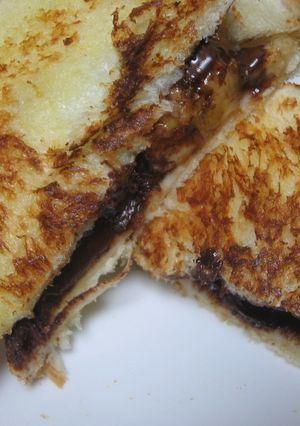 チョコバナナホットサンド-レシピのメイン写真