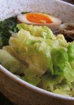茹できゃべつの生姜うどん-レシピのメイン写真