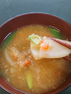 008 しもつかれみぞれ味噌汁-レシピのメイン写真