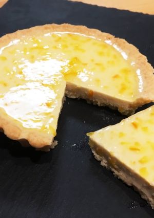 マーマレードで2層！レアチーズ豆腐タルト-レシピのメイン写真