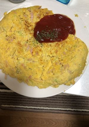 お手軽 キッシュ風オムレツ-レシピのメイン写真