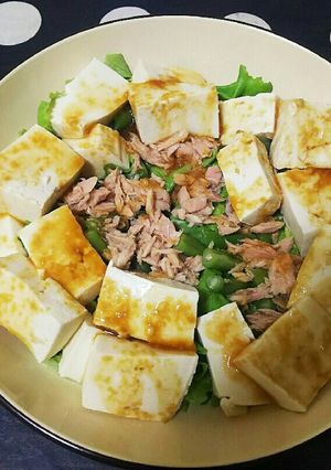 とうふとツナのシャキシャキサラダ-レシピのメイン写真