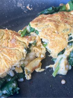 ほうれん草・チーズオムレツ-レシピのメイン写真