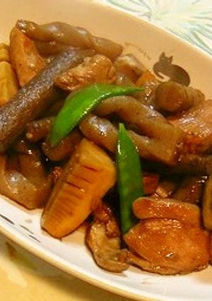 フライパンで作る！お正月用お煮しめ-レシピのメイン写真