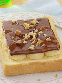 人気!バナナチョコレートトースト-レシピのメイン写真