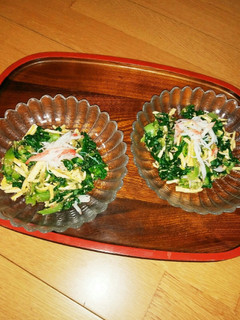 青梗菜のゴマ味噌和え♡-レシピのメイン写真