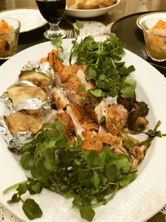 ハーブ香る地鶏のシンプルローストチキン-レシピのメイン写真