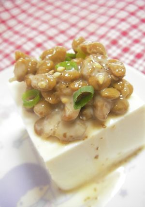 簡単ダイエット☆★　サラダ風～納豆腐-レシピのメイン写真