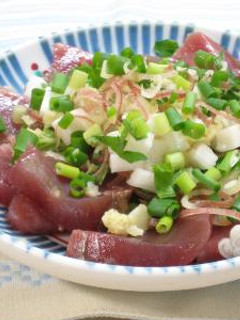 かつおと香味野菜のカルパッチョ-レシピのメイン写真