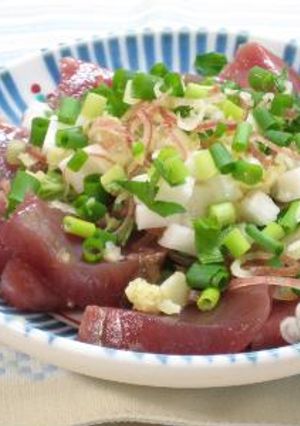 かつおと香味野菜のカルパッチョ-レシピのメイン写真