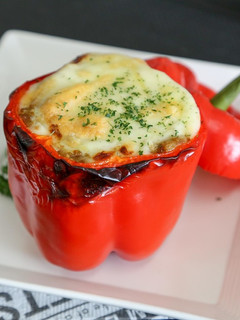 野菜たっぷり丸ごとパプリカドリア-レシピのメイン写真