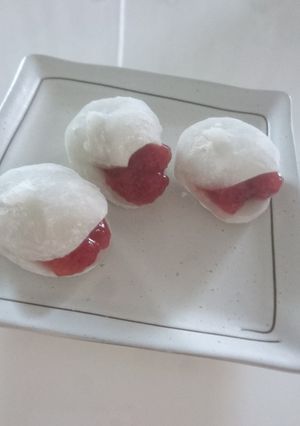 なんちゃってイチゴ大福-レシピのメイン写真