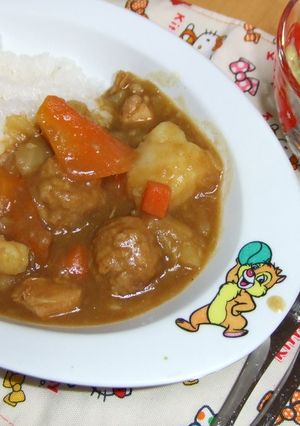 ｷｬﾍﾞﾂでヘルシーカレーライス-レシピのメイン写真