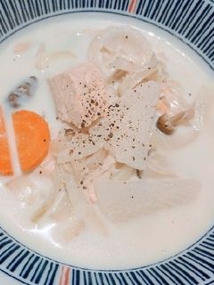 鮭と野菜のミルクスープ-レシピのメイン写真