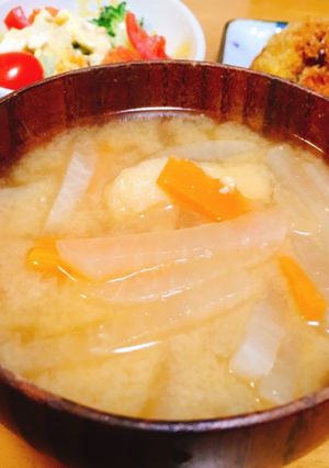 やってみて♡大根と人参のお味噌汁♡-レシピのメイン写真