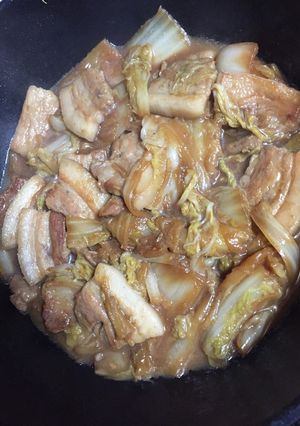 定番＊白菜と豚肉バラの生姜味噌煮-レシピのメイン写真