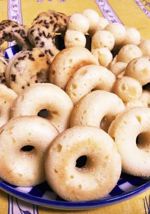 ヘルシーおやつ♡焼き豆腐ドーナツ♡-レシピのメイン写真