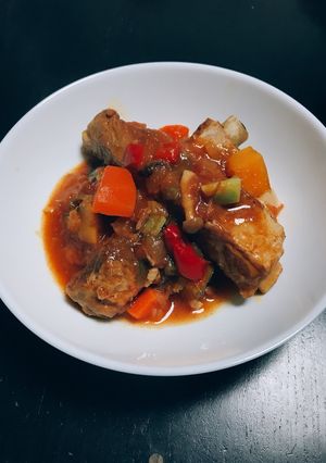 コトコト煮込んだスペアリブのトマト煮-レシピのメイン写真
