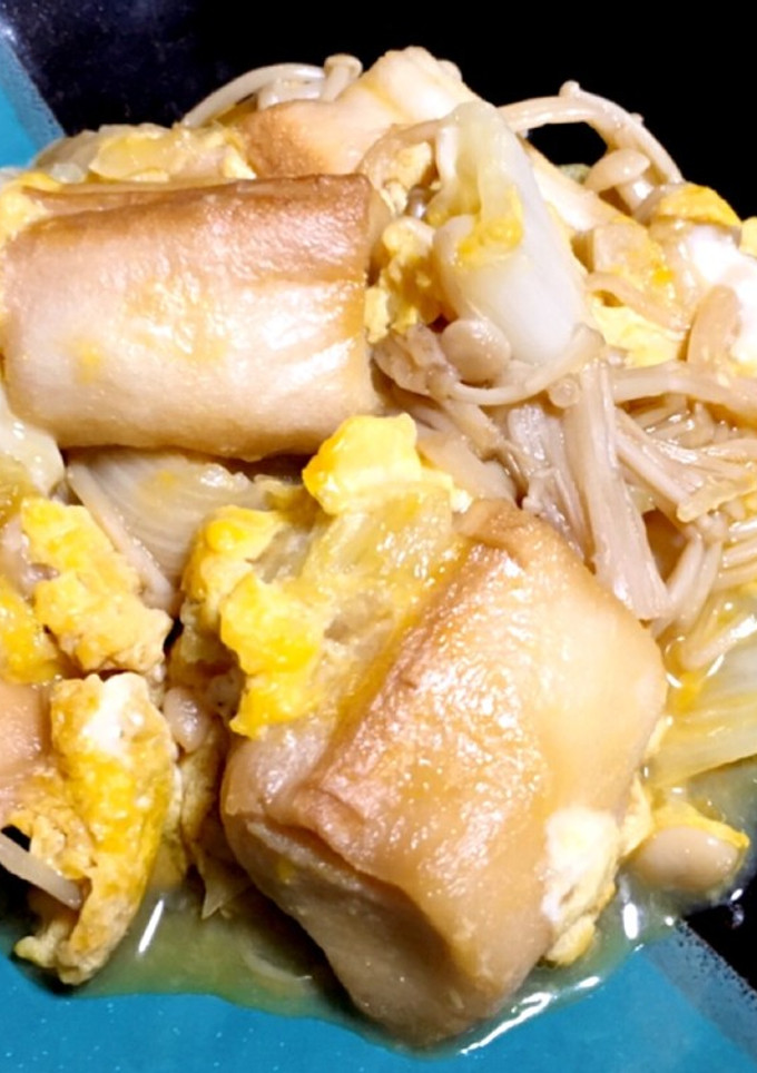 麩と白菜の卵とじ-レシピのメイン写真