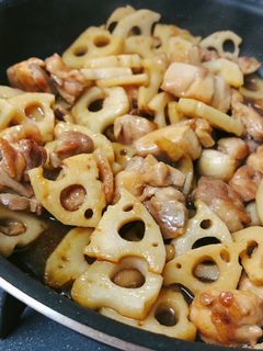 鶏肉と蓮根の照り焼き-レシピのメイン写真