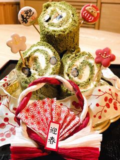 卵2個♪門松ケーキ~♡-レシピのメイン写真
