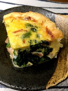 *ほうれん草とベーコンのキッシュ*-レシピのメイン写真