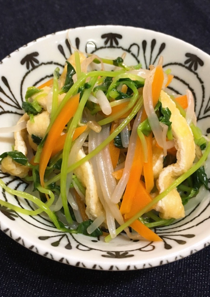 簡単作り置き☆豆苗ともやし炒め☆お弁当-レシピのメイン写真