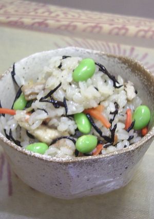 ひじきのおこわ-レシピのメイン写真